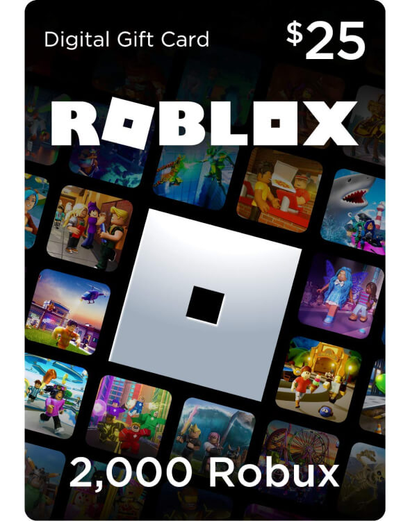 Roblox Gift Card - 2,000 Robux [Online Game Code]